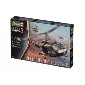Revell liimitav mudel Bell UH-1H Gunship 1:100 1/4